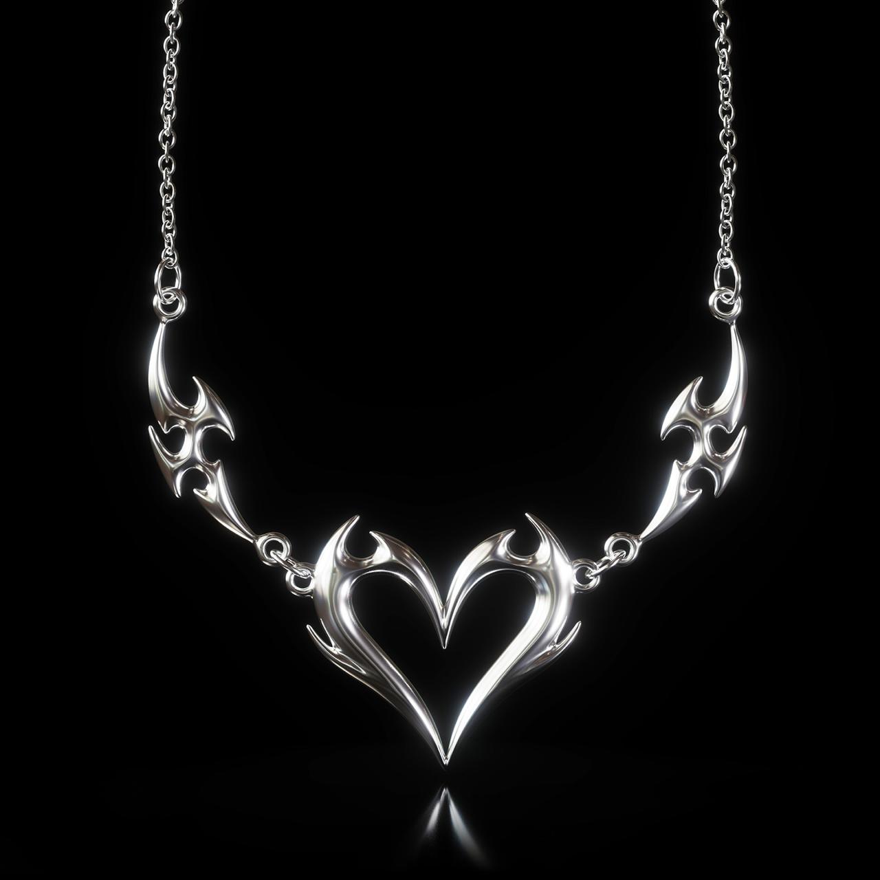Black' ファッション DEPT VTOPIA GIVEN HEART NECKLACE / black